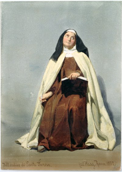 A Nun of the Order of St Theresa, 1852 by Carl Haag