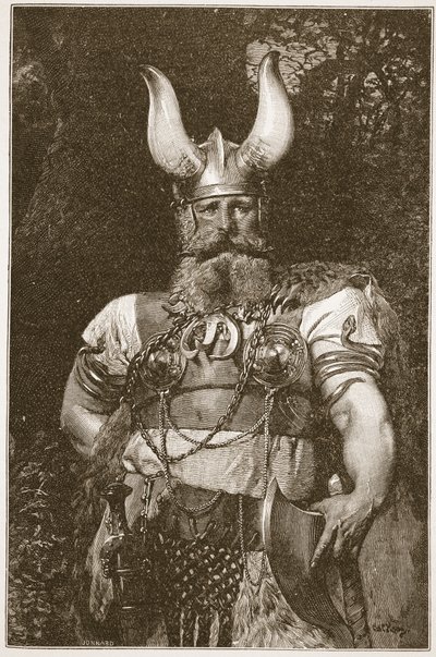 A Viking Chief, illustration from 