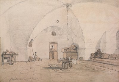 An interior on Tiberias by Carl Haag
