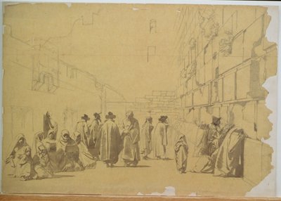 The Wailing Wall by Carl Haag