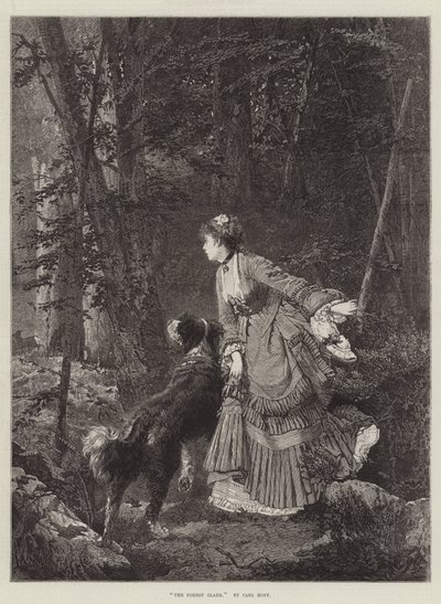 The Forest Glade by Carl Heinrich Hoff