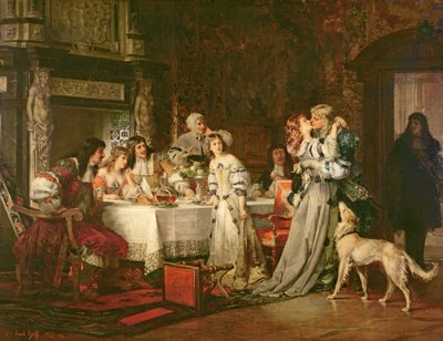 The Return, 1870 by Carl Heinrich Hoff