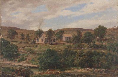 Klappenbach Ranch Near Johnson City, Texas by Carl Hermann Frederick Lungkwitz