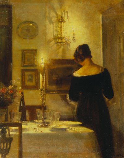 In the Dining Room by Carl Holsoe