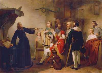 An Astrologer Predicts to Rudolf of Habsburg by Carl Johann Nepomuk Hemerlein