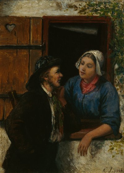 The Pilot and His Wife by Carl Julius Lorck