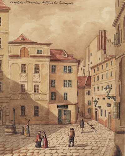 The Knaffel Foundation House in Jacobergasse No. 807 in Vienna by Carl L. Wiesböck