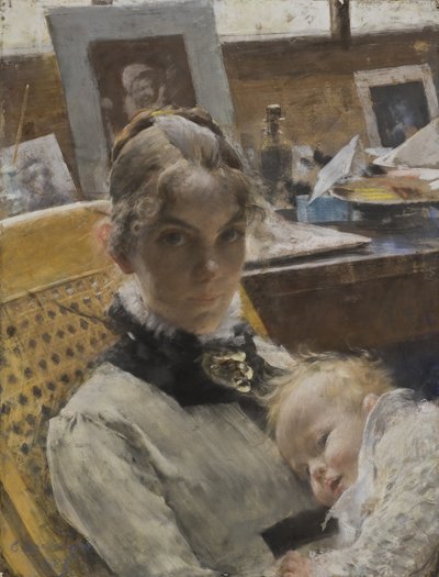 A Studio Idyll: The Artist