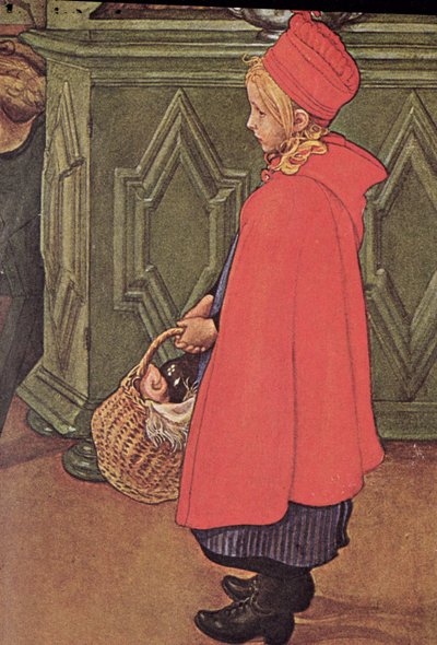 Bringing Home the Shopping by Carl Larsson