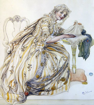 Christmas Decoration by Carl Larsson