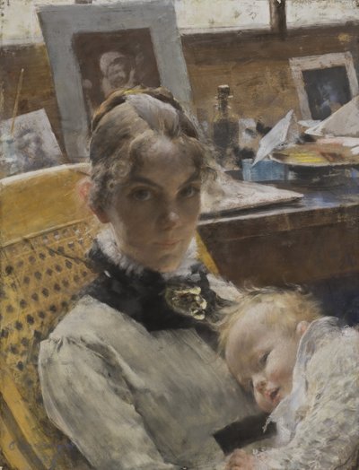 Studio Idyll. The Artist