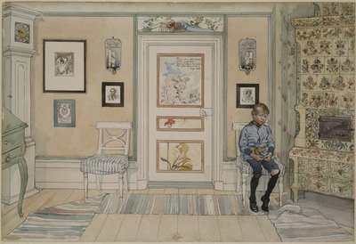 In the Corner, from A Home series by Carl Larsson
