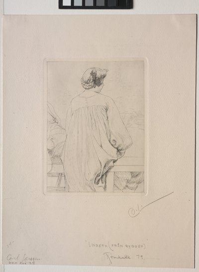 Lisbeth, Seen from Behind by Carl Larsson