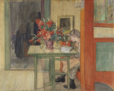Lisbeth Reading by Carl Larsson