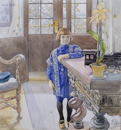Portrait of Tage Thiel by Carl Larsson
