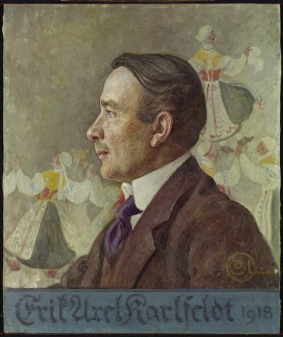 Portrait of the Poet Erik Axel Karlfeldt by Carl Larsson