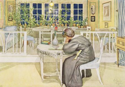 The Evening Before the Journey to England - Study Room, pub. in 