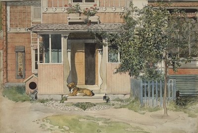 The Verandah, from A Home series by Carl Larsson