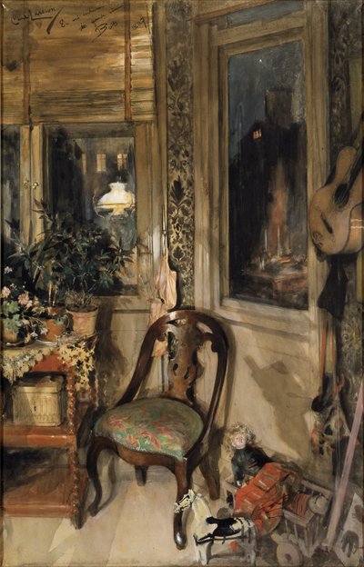 Toys in the Corner by Carl Larsson