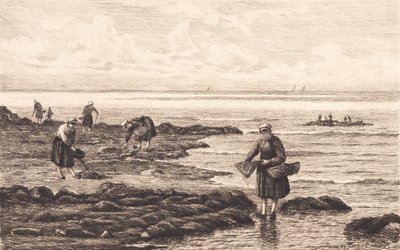 Shrimp Fishers in Brittany by Carl Locher