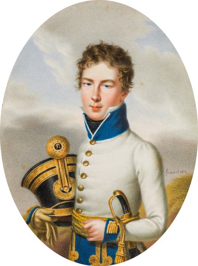 Lieutenant of the Imperial and Royal Hungarian Infantry Regiment Field Marshal Lieutenant Nikolaus Prince Esterhazy by Carl Ludwig Hummel de Bourdon