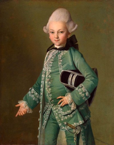 Portrait of Count Alexei Bobrinsky as a Child by Carl Ludwig Johann Christineck