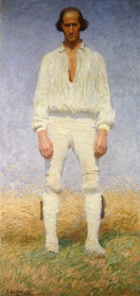 A Hessen Harvest Worker by Carl Ludwig Noah Bantzer