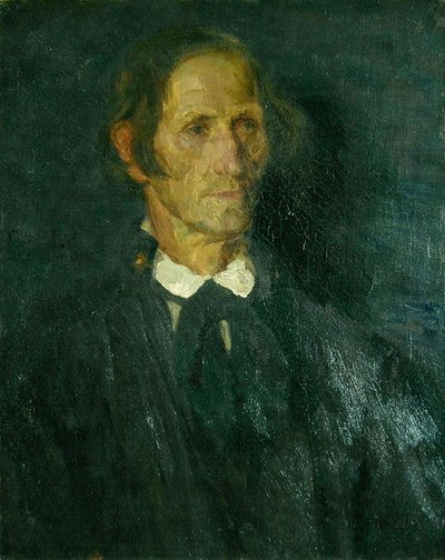Portrait of the Shepherd and Linen Weaver Rupp of Schwalm by Carl Ludwig Noah Bantzer