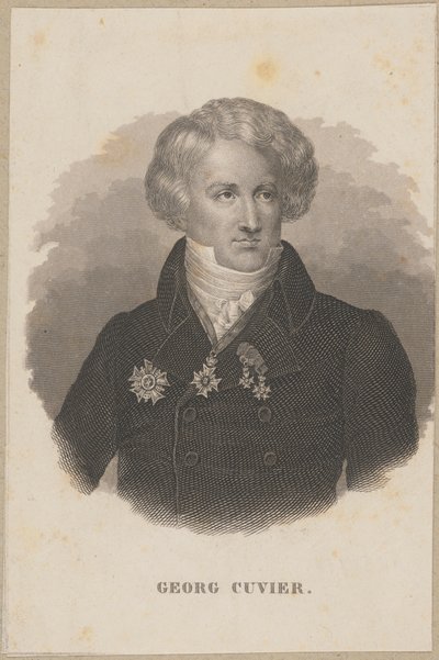 Georges Cuvier (1769 Montbéliard - 1832 Paris) - French Zoologist, Creator of Paleontology by Carl Mayer
