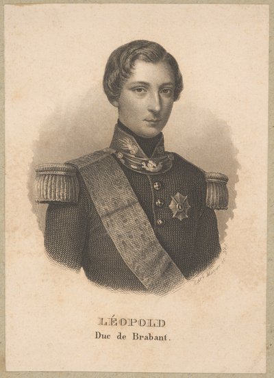 Leopold Coburg – Prince of Brabant and Count of Hainaut by Carl Mayer