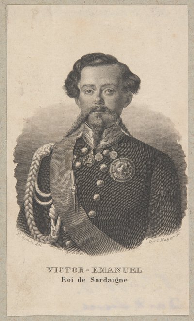 Victor Emmanuel I, King of Sardinia by Carl Mayer