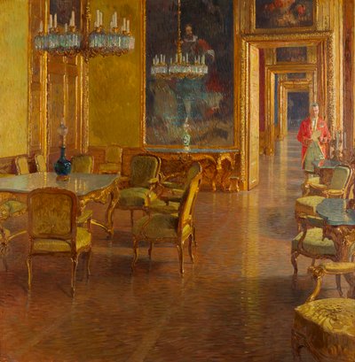 Interior of the Winter Palace of Prince Eugene of Savoy in Himmelpfortgasse by Carl Moll