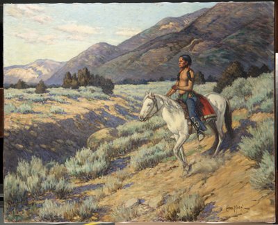 Scout, Taos Valley, New Mexico by Carl Moon