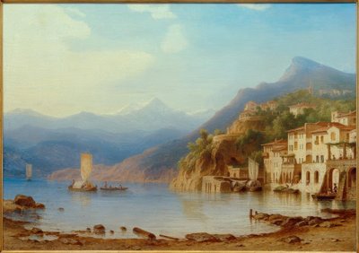C. Morgenstern, View of Varenna on Lake Como by Carl Morgenstern