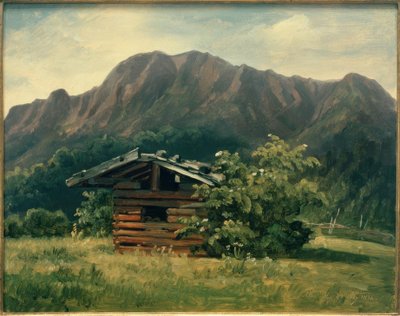 C. Morgenstern, Hay Barn on a Meadow near Schlehdorf by Carl Morgenstern