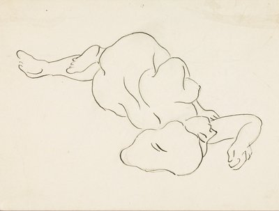 Reclining Female Nude by Carl Newman