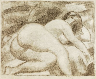 Reclining Female Nude by Carl Newman