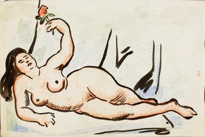 Reclining Nude by Carl Newman