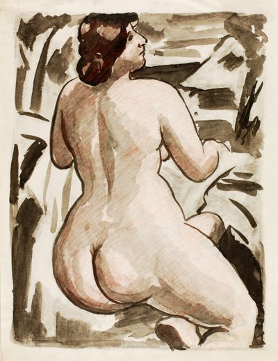 Standing Female Nude by Carl Newman