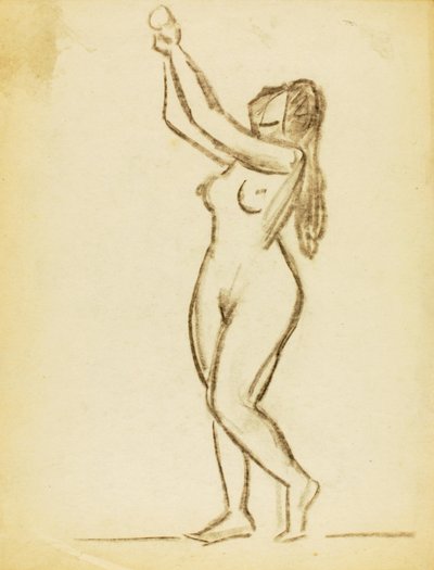 Standing Female Nude by Carl Newman