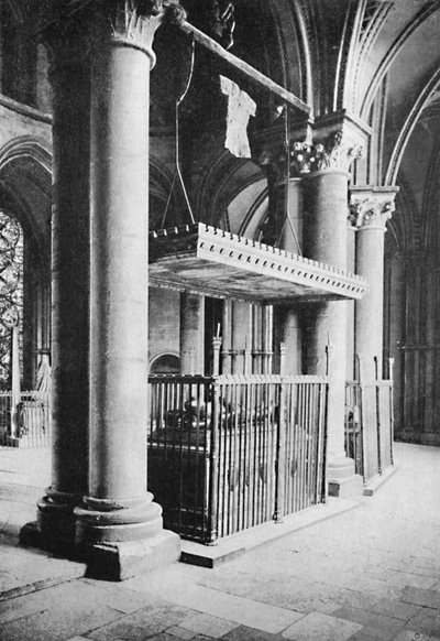 Tomb of the Black Prince, Canterbury Cathedral, 1903 by Carl Norman