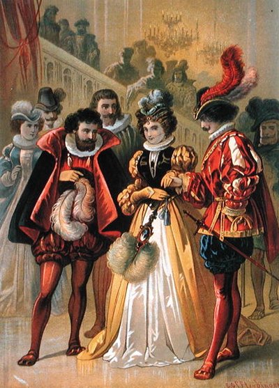 Cinderella at the Ball, Illustration for 