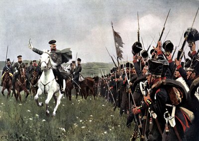 General Blucher before the Battle on the Katzbach August 26th 1813 by Carl Röchling