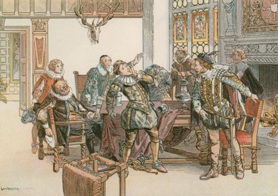 John Sigismund in Conflict with Count Palatine of Neuburg in 1613 by Carl Rohling
