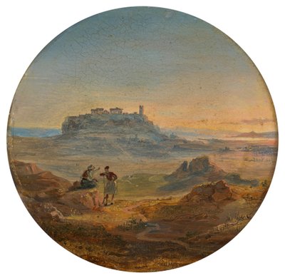 Acropolis of Athens by Carl Rottmann