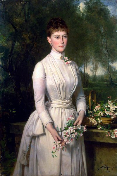 Portrait of Grand Duchess Elizaveta Fyodorovna, 1885 by Carl Rudolph Sohn