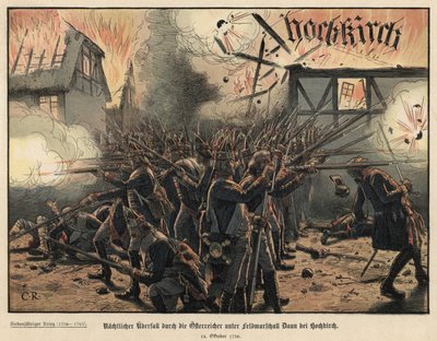 Battle of Hochkirch by Carl Röchling