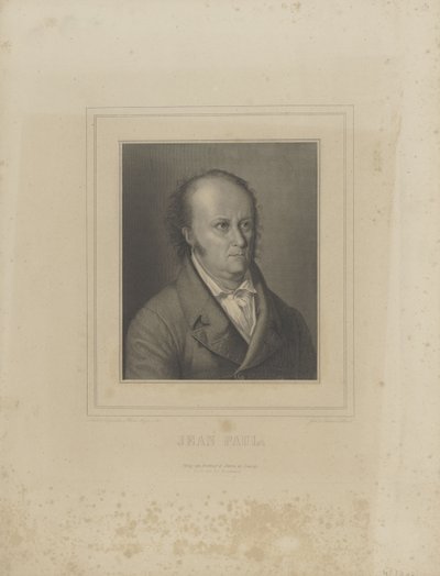 Portrait of the Writer Jean Paul by Carl Schleich