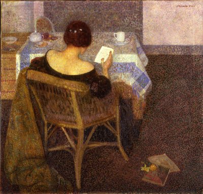 At the Coffee Table by Carl Schmitz Pleis