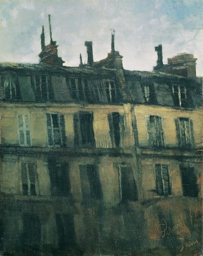 Parisian Houses by Carl Schuch